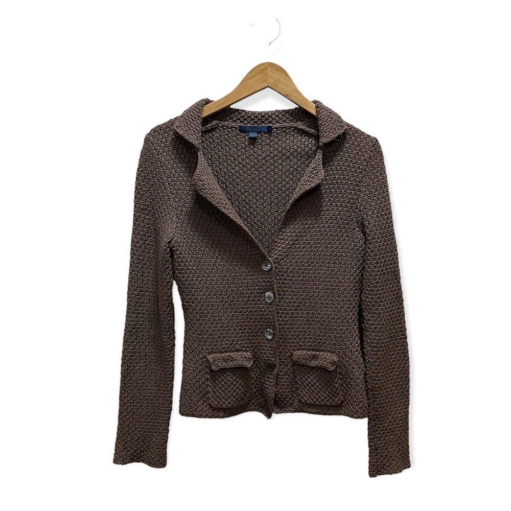 Boden Chunky Knit Collared Cardigan